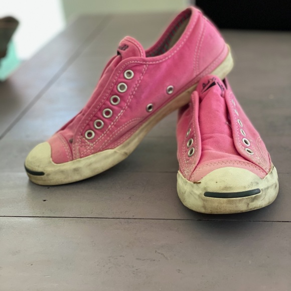Jack Parcell pink canvas sneakers size 7 - Picture 2 of 9